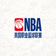 NBA联赛官方标识，美国职业篮球联赛